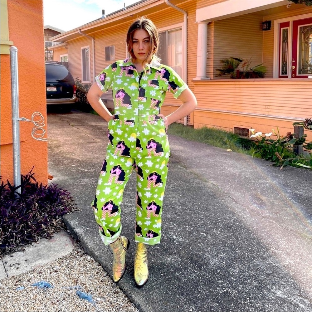 Nooworks Checkered Ladies Coveralls